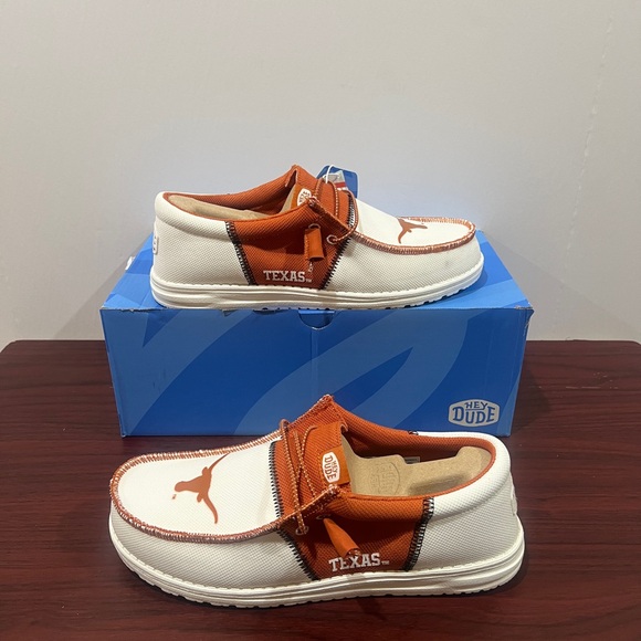 Hey Dude, Wally Tri, Texas Longhorns, White, Orange - Picture 2 of 14